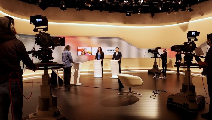 Impressions du Studio Palais fédéral avec René, Yves et Borjana.