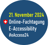 Online Fachtagung E-Accessibility am 21.11.2024 #eAccess24